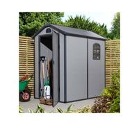 46 Airevale Plastic Apex Shed - Light Grey