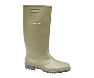 (46 EUR, Green) Dunlop Pricemastor PVC Welly / Mens Wellington Boots