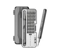 46 in 1 Electric Screwdriver Adjustable 3.7V USB C Rechargeable Removable Replaceable Power Tool for Screwdriver Heads