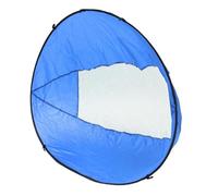 46 inch Folding Kayak Wind Paddle Sailing Popup Paddle Sail with Clear Window(Blue)