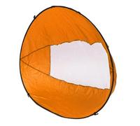 46 inch Folding Kayak Wind Paddle Sailing Popup Paddle Sail with Clear Window(Orange)