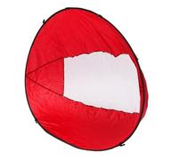 46 inch Folding Kayak Wind Paddle Sailing Popup Paddle Sail with Clear Window(Red)