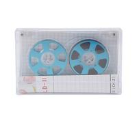 46 Minutes Professional Blank Sound Cassette Tape Aluminum Reel Homemade DIY Music Recording Kit (Blue)
