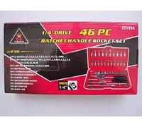 46 Piece 1/4" Drive Socket and Driver BIT Set