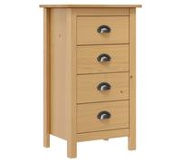 Solid Wood Pine Sideboard 79x40x80 cm/46x35x80 cm Multi Colours vidaXL