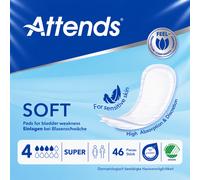 Attends - Soft 4 Super pads - 1 Pack Of 46