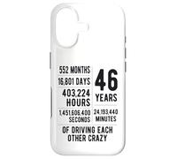 46 Years Married Funny 46th Wedding Anniversary Case for iPhone 17