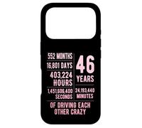 46 Years Married Funny 46th Wedding Anniversary Case for iPhone 17 Pro