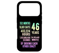 46 Years Married Funny 46th Wedding Anniversary Case for iPhone 17 Pro