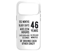 46 Years Married Funny 46th Wedding Anniversary Case for iPhone 17 Pro Max