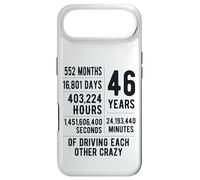 46 Years Married Funny 46th Wedding Anniversary Case for iPhone Air