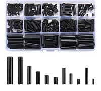 460 Pcs Roll Pins Assorted, Slotted Spring Roll Pins Assortment Set, Steel Split Spring Dowel Tension Roll Pins, Metal Hollow Spring Pins Mixed Sizes - M1.5/M2/M2.5/M3/M4/M5/M6
