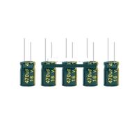 460pcs/Box 24Values High Frequency Low Aluminum Electrolytic Capacitor Kit 6.3V-50V 1uF-1500uF Capacitance DIP Assorted Set