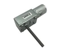 4632-370 12V Volt DC Worm Gear Reducer M6 Screw Shaft Length 50MM 3V6V24V Worm Geared Motors Reversed Reduction electronic starter Self-lock MQXFCZUX(24v 90rpm,Package R)