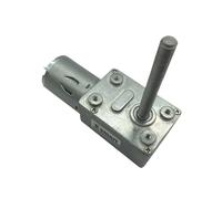 4632-370 12V Volt DC WormBringsmart Gear Reducer M6 Screw Shaft Length 50MM Worm Geared Motors Reversed Reduction Motor 4632-370(Package S,30rpm,12V)