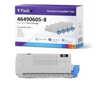 46490605 46490606 46490607 46490608 Toner Cartridge Replacement Compatible For Oki C & MC Serie C532dn C542dn MC563dn MC563dnw MC573dn Series & 7000 - Page Yield black