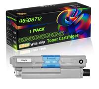 46508712 Compatible for Okidata OKI Toner Cartridges with Chip C332dn MC363dn C332dnw Printers (1 Pack Black)