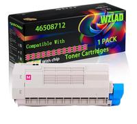 46508712 Compatible for Okidata OKI Toner Cartridges with Chip C332DN MC363DNW C332DNW Printers (1 Pack Magenta)