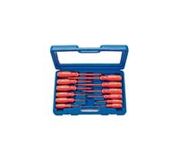 46541 Fully Insulated Screwdriver Set, 12 Pieces , Blue