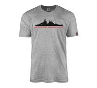 #46638 T-Shirt D182 Destroyer Schleswig-Holstein Hamburg Class 2, gray, XL