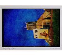 467055 Roman Catholic Metropolitan Cathedral, Liverpool, England Watercolour Picture Limited Edition A4