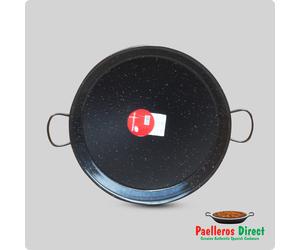 46cm Authentic Spanish Enamelled Steel Paella Pan