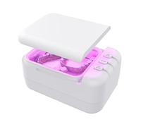 46kHz Ultrasonic Cleaner Machine Pro for Retainer, Dentures, Mouth Guard, Aligner, Whitening Trays and More
