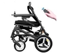 46lb Automatic Foldable Electric Wheelchair 21 KG Super Lightweight Automatic Folding Power Chair 3.3 Stones Weight Automatic Folding Mobility Chair 20 ah Battery 6 KMPH 240W (2 X 120W) Dual Motor