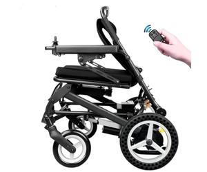 46lb Automatic Foldable Electric Wheelchair 21 KG Super Lightweight Automatic Folding Power Chair 3.3 Stones Weight Automatic Folding Mobility Chair 20 ah Battery 6 KMPH 240W 2 X 120W Dual Motor