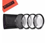 46mm Close-Up Filter Set (+1, 2, 4 and +10 Diopters) Magnification Kit for Panasonic Lumix DMC-G7 DSLM Mirrorless 4K Camera with 14-42mm Lens Kit