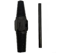 46mm Dual-End Broken Pipe Extractor for Water Faucets, High-Strength Steel Screw Remover with Assist Rod, for 4-6 Inch Plumbing Repairs