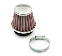 46mm Motorcycle Air Filter Red High Flow Performance Mushroom Straight Motorbike