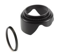 46mm Tulip Flower Lens Hood, For Panasonic V700 V720 TM700 HS700 SD600 SD700 SD800 SD900 TM900 HS900 SDT750 Camcorder