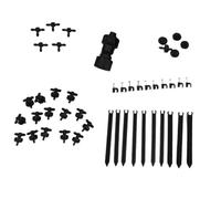 46Pc Micro Drip Irrigation Kit Nozzles Auto Watering System Tap Stake Sprinkler Irrigation Fittings Kit, Connectors for 4mm Tubing for Flower Pots Vegetables Garden Lawn Water Tape Hose Connector