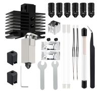 46pcs Hotend Kit for Bambu Lab X1/X1C 3D Printer，Maintenance Set with 0.2/0.4/0.6mm Nozzles,Cleaning Needles, Silicone Socks & Tools, Replacement Parts for X1/X1C 3D Printers