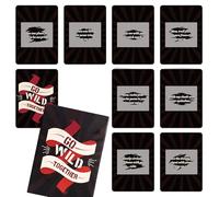 46PCS Naughty Couples Card Game, Go Wild Together Scratch Cards Sex Cards for Adults Couples, Date Night Ideas Fun Command Sexy Playing Cards Birthday Valentines Gifts for Boyfriend & Girlfriend