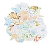 46Pcs Sea Life Stickers, Ocean Scrapbooking Stickers Sea Creatures Sticker