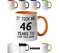 46th Birthday Gifts for Men Women, It Took Me 46 Years to Look This Good, Birthday Mug for 46 Year Old- Funny Birthday Ceramic Coffee Mug for his or her Special Day. (Same Day Dispatch)
