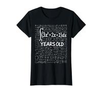 46th Birthday Integral Calculus Math Nerd Funny Value Graphic T-Shirt, Women, Black, XL