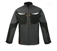 46Uk Artmas Grey Softshell Jacket For Men Etra Warm Waterproof Windproof Warm Adjustable Fit Eco Friendly Outdoor Wear