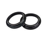 46x58x11 Front Fork Damper Oil Seal 46 58 Dust Cover Compatible With Motorcycle Models RM250 K1-K3 SV1000 K3-K8 GSX1400 K1-K6 SV1000S M1800R VZ1800(2pcs dust cov)