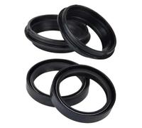 46x58x11 Front Fork Damper Oil Seal Dust Seal Compatible With RM250 SV1000 GSX1400 K1-K8 Models Motorcycle Fork Seals(2pcs seal 2pc cover)