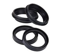 46x58x11 Front Fork Suspension Damper Oil Seal 46 58 Dust Cover For S-UZUKI GSX1400 K1-6 GSX 1400 VZR1800 M109 Boulevard VZR 1800 (Color : 2xOil seal 2xcover)