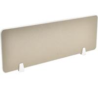 47.2"x11.8" Desk Divider - Clamp-On Privacy Panel for Office Wortats, Low Partit Fence, Brown Color, Enhance Productivi and in Worpace
