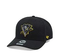 '47 47brand Pittsburgh Penguins Colour Detail MVP DP Snapback Cap - NHL Cap, black, One Size