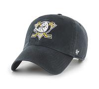 47 Anaheim Ducks NHL Clean Up Unisex Baseball Cap, Adjustable, Team Badge, Black
