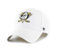 47 Anaheim Ducks NHL MVP Unisex Baseball Cap, Adjustable, Team Badge, White