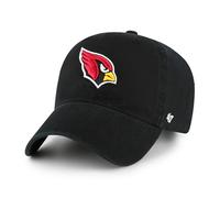 47 Arizona Cardinals NFL Clean Up Unisex Baseball Cap, Adjustable, Team Badge, Black