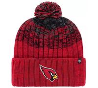 47 Arizona Cardinals Red Cuff Cascade Beanie Hat with POM - NFL Cuffed Winter Knit Toque Cap