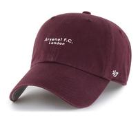 47 Arsenal F.C. London Clean Up Cap, Maroon, Adjustable Strap